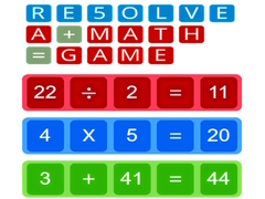 Trò chơi RE5OLVE a+math=game