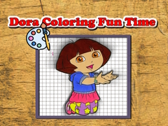 Trò chơi Dora Coloring Fun Time