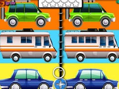 Trò chơi Cartoon Cars Spot The Difference