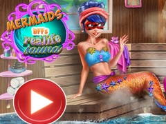 Trò chơi Mermaids BFFs Realife Sauna