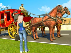 Trò chơi Horse Cart Transport Taxi Game