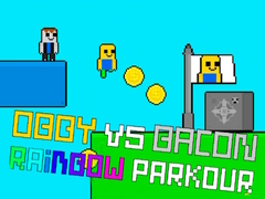 Trò chơi Obby vs Bacon Rainbow Parkour