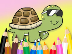 Trò chơi Coloring Book: Sunglasses Turtle