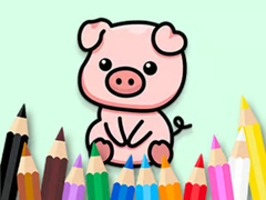 Trò chơi Coloring Book: Cute Pig 2