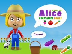 Trò chơi World of Alice Vegetables Names