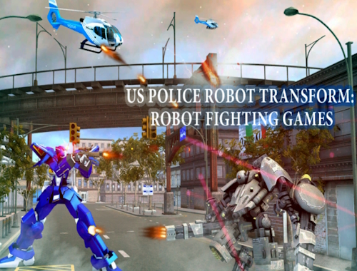 Trò chơi Robot cảnh sát Hoa Kỳ: Trò chơi chiến đấu robot  online.