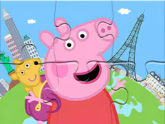 Trò chơi Jigsaw Puzzle: Peppa Travel Around
