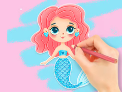 Trò chơi Coloring Book: Enjoying Mermaid