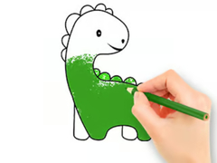 Trò chơi Coloring Book: Lovely Baby Dinosaur