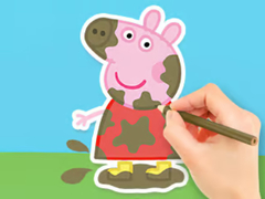 Trò chơi Coloring Book: Peppa In The Mud