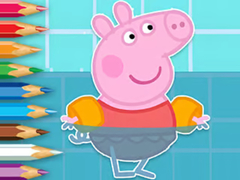 Trò chơi Coloring Book: Peppa Swimming