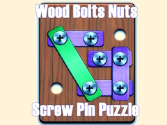 Trò chơi Wood Bolts Nuts Screw Pin Puzzle
