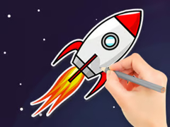 Trò chơi Coloring Book: Flying Rocket
