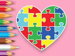 Trò chơi Coloring Book: Heart Jigsaw