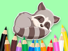 Trò chơi Coloring Book: Baby Raccoon