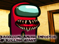 Trò chơi Backrooms Among Impostor & Rolling Giant