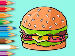 Trò chơi Coloring Book: Delicious Hamburger