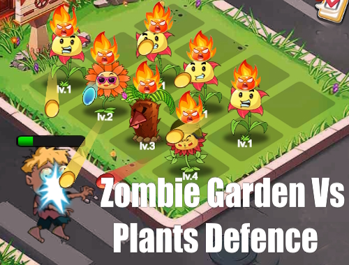 Trò chơi Vườn Zombie Vs Phòng Thủ Thực Vật  online.