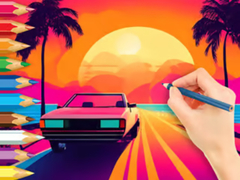 Trò chơi Coloring Book: Sunset Driving