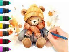 Trò chơi Coloring Book: Autumn Bear