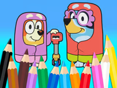 Trò chơi Coloring Book: Bluey Flossing Grannies