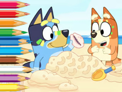 Trò chơi Coloring Book: Bluey On The Beach