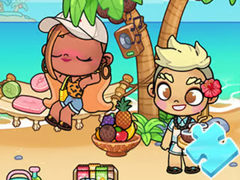 Trò chơi Jigsaw Puzzle: Avatar World Sunbathing