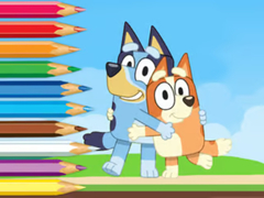 Trò chơi Coloring Book: Bluey And Bingo Holiday
