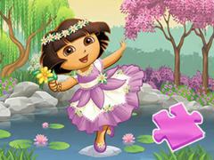 Trò chơi Jigsaw Puzzle: Dora Lake Dance