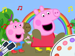 Trò chơi Coloring Book: Peppa Pig Muddy Funny
