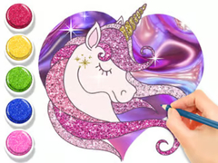 Trò chơi Coloring Book: Glowing Unicorn