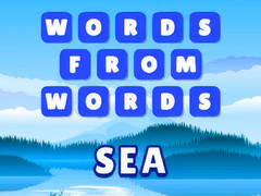 Trò chơi Words from words: Sea