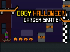 Trò chơi Obby Halloween Danger Skate
