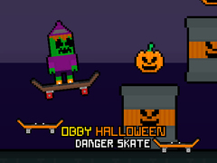 Trò chơi Obby Halloween Danger Skate