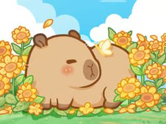 Trò chơi Jigsaw Puzzle: Capybara In Sunflowers