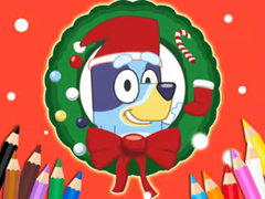 Trò chơi Coloring Book: Bluey Santa Claus