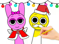 Trò chơi Coloring Book: Sprunki Christmas