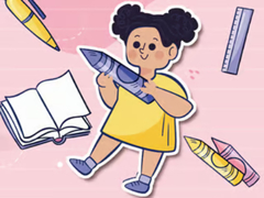 Trò chơi Kids Quiz: Stationery Story