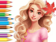 Trò chơi Coloring Book: Barbie Autumn Tale