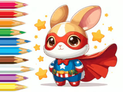 Trò chơi Coloring Book: Super Rabbit