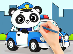 Trò chơi Coloring Book: Police Panda