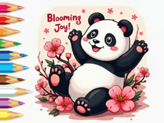Trò chơi Coloring Book: Little Panda Cherry Blossoms