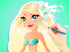 Trò chơi Coloring Book: Aqua Mermaid