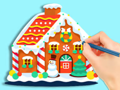 Trò chơi Coloring Book: Gingerbread Hut