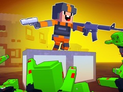Trò chơi Cubic Frontier: Zombie Robby