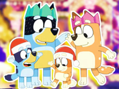 Trò chơi Jigsaw Puzzle: Bluey Family Xmas Eve