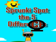 Trò chơi Sprunki Spot the 5 Differences