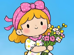 Trò chơi Jigsaw Puzzle: Little Flower Girl