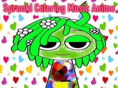 Trò chơi Sprunki Coloring Music Anime