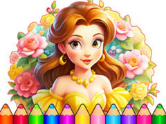 Trò chơi Coloring Book: Flower Dress Up